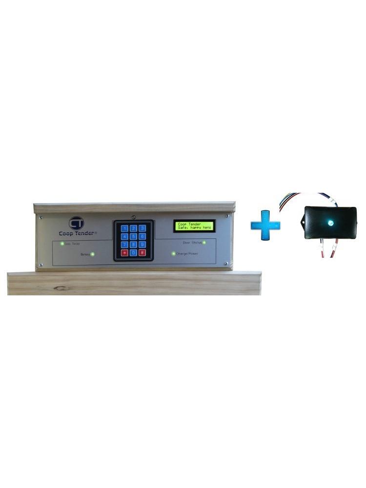 automatic chicken coop door controller and Internet wi-fi module