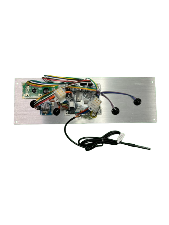 automatic chicken coop door faceplate control panel  back