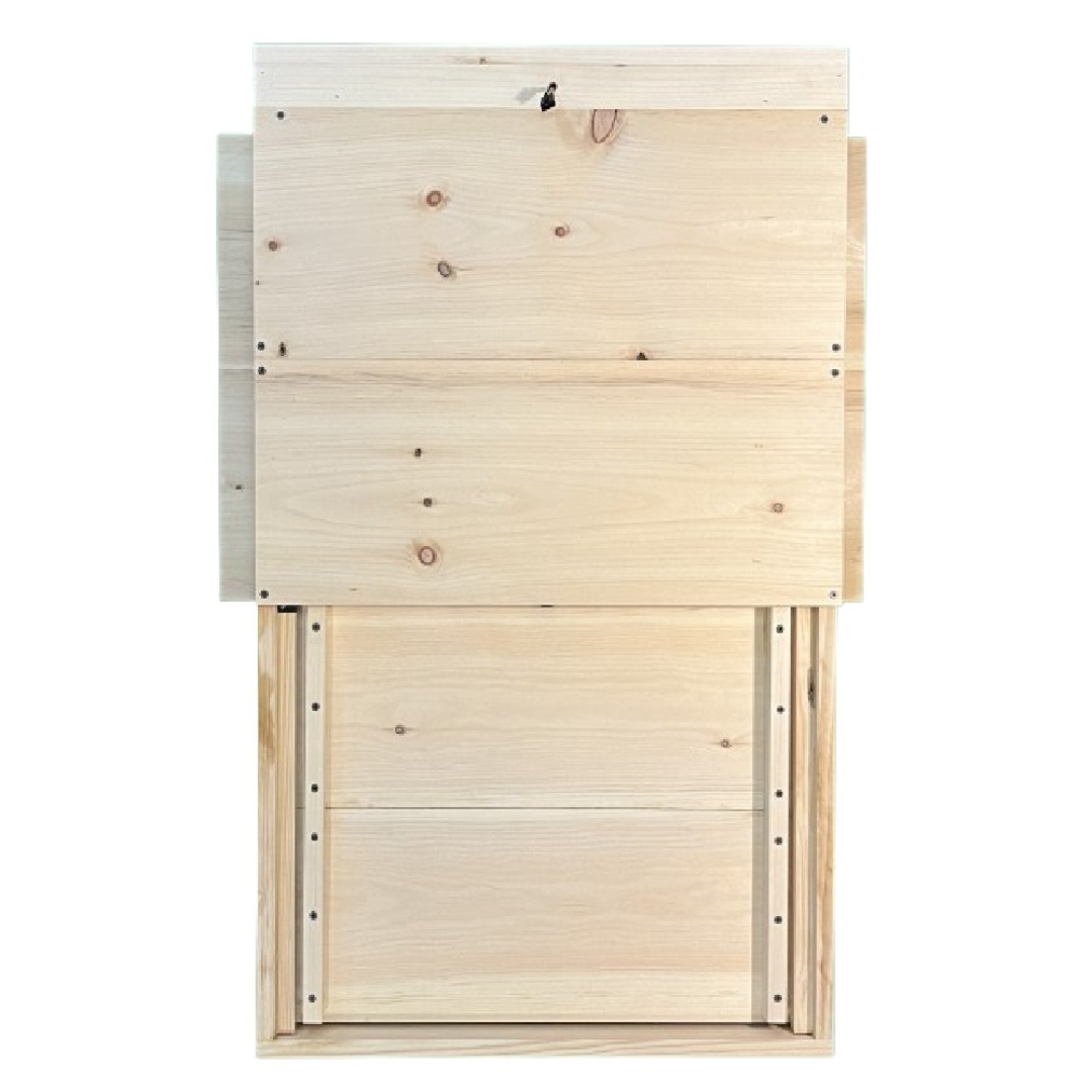 certified humane automatic chicken coop door back closed