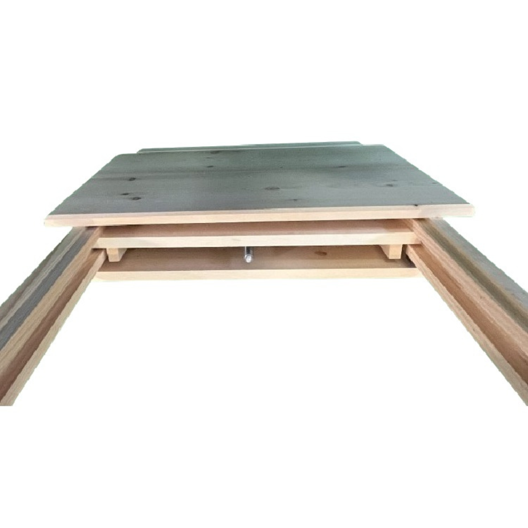 certified humane automatic chicken coop door - bottom front