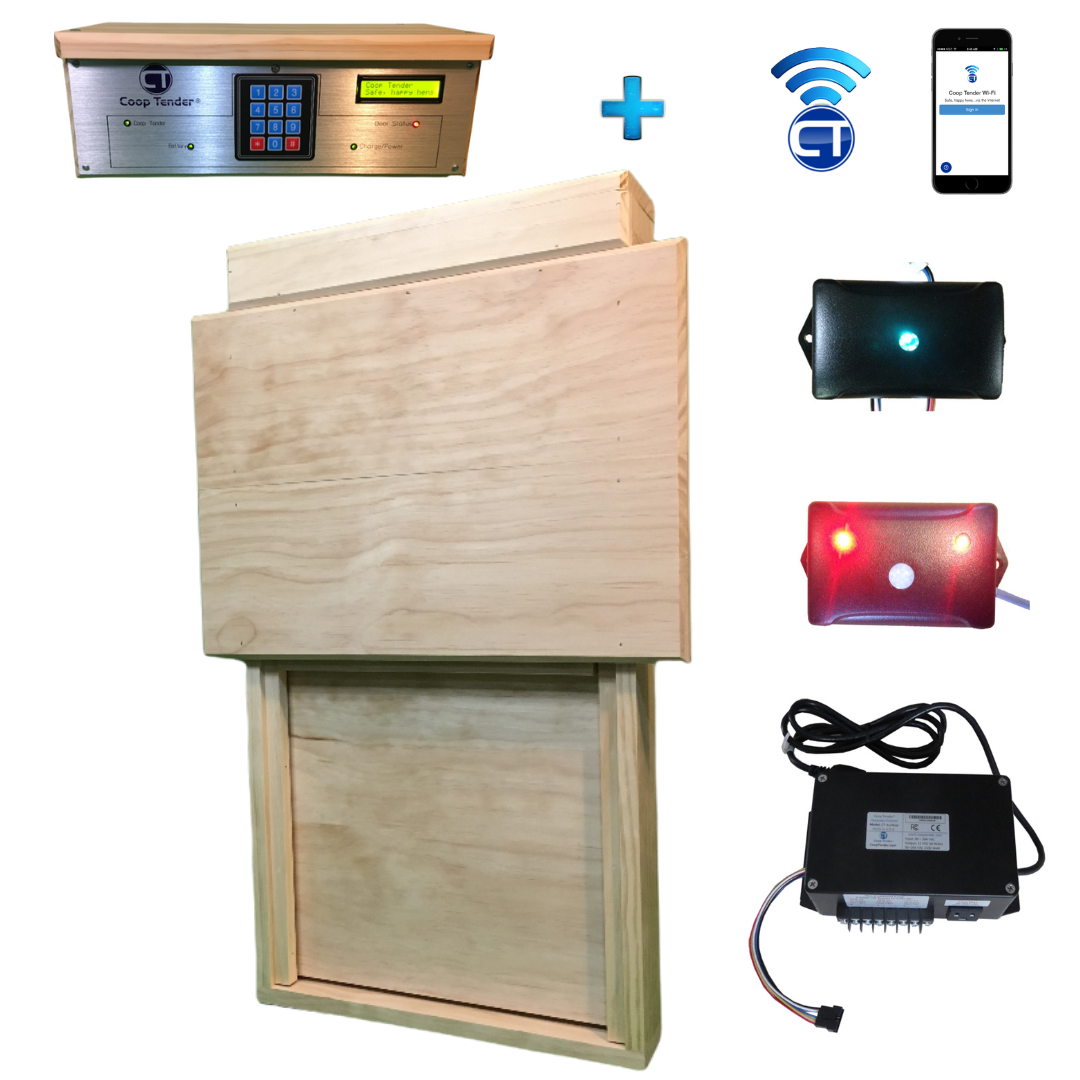 wifi automatic turkey door with predator detection and accessory control