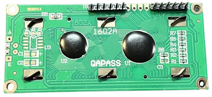 blue screen 16x2 lcd back