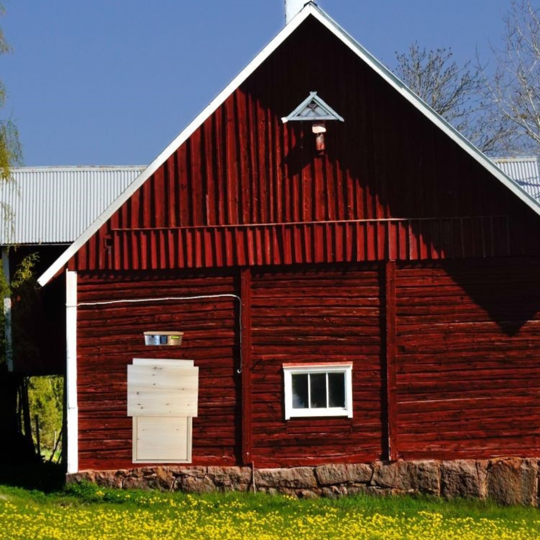 certified humane automatic chicken coop door installed