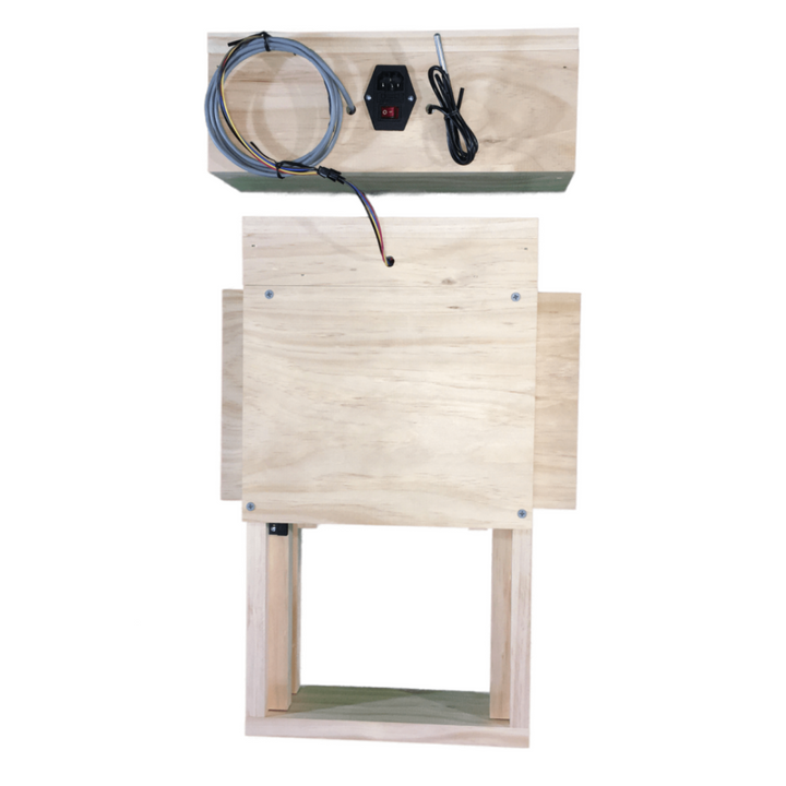 small coop auto chicken door - back