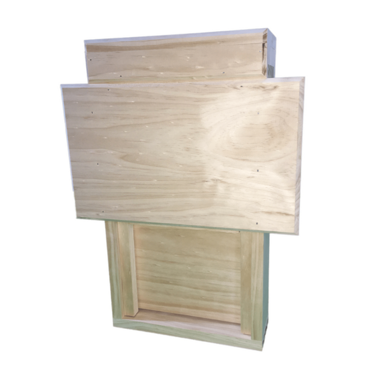 small coop auto chicken door - front door closed