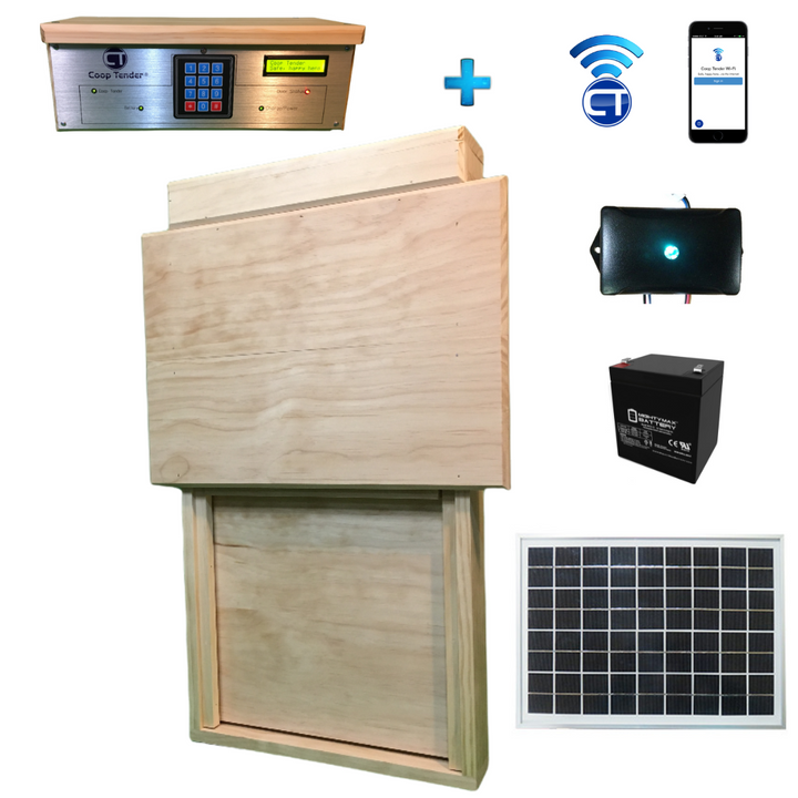 solar wifi automatic turkey door