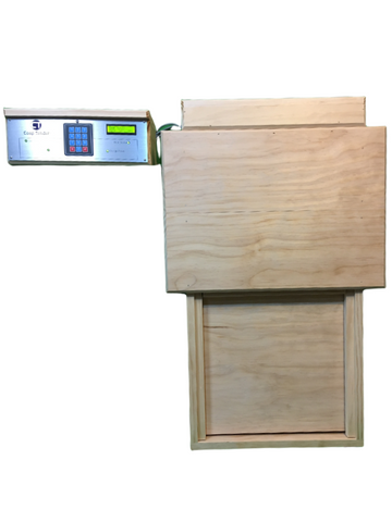 Extra Large Automatic Chicken Door - Front Door Closed