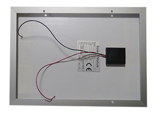 automatic chicken coop door solar panel back