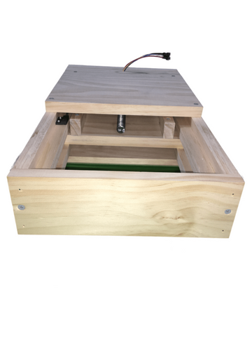 small coop automatic chicken door bottom back