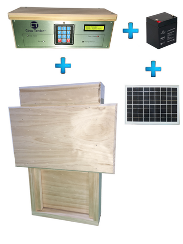 Small Coop Automatic Chicken Door + Solar Bundle